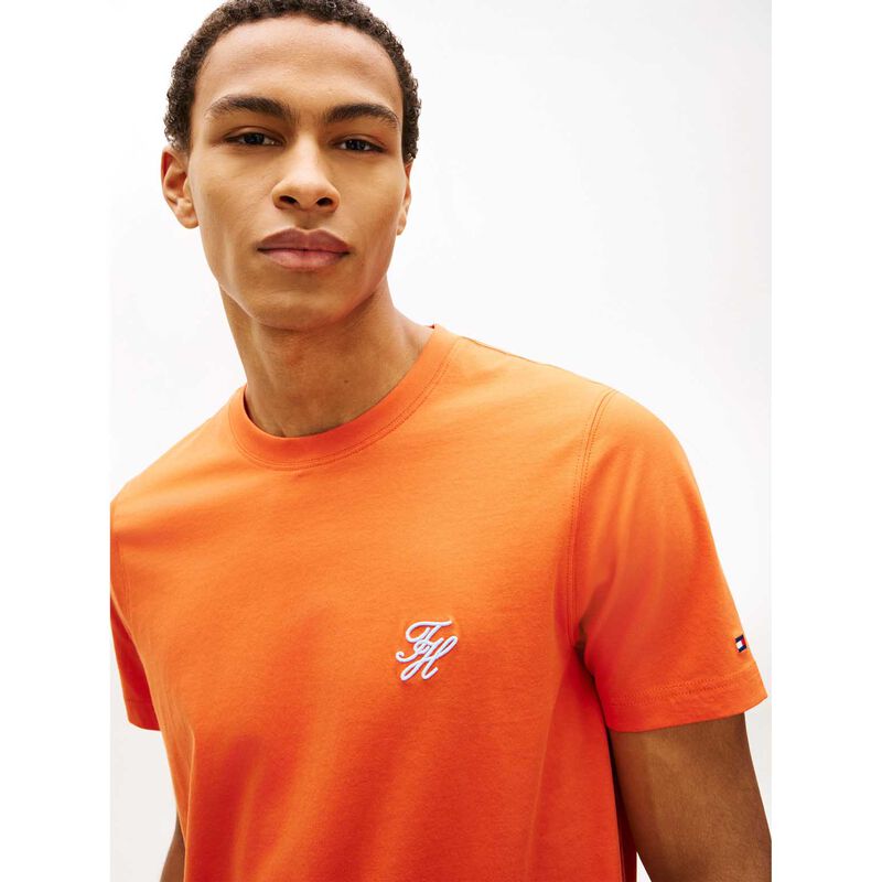 Tommy Hilfiger Logo Embroidery Jersey T-Shirt image number 2